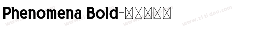 Phenomena Bold字体转换